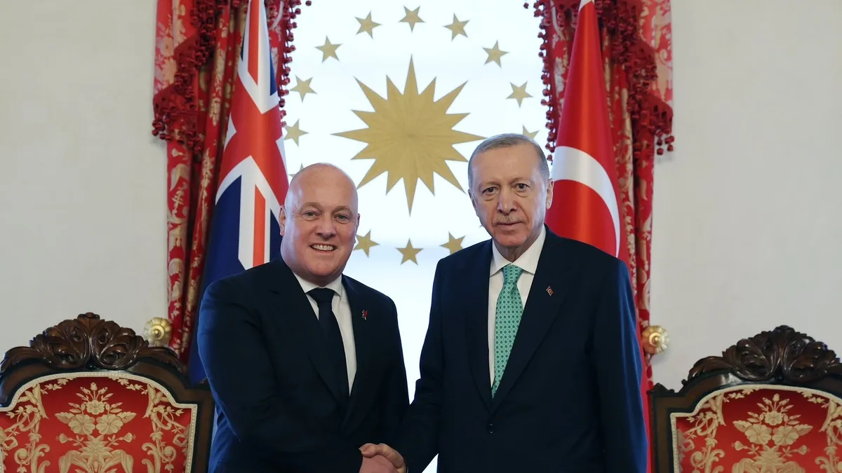 Başkan Erdoğan Yeni Zelanda Başbakanı Luxon onuruna yemek verdi!