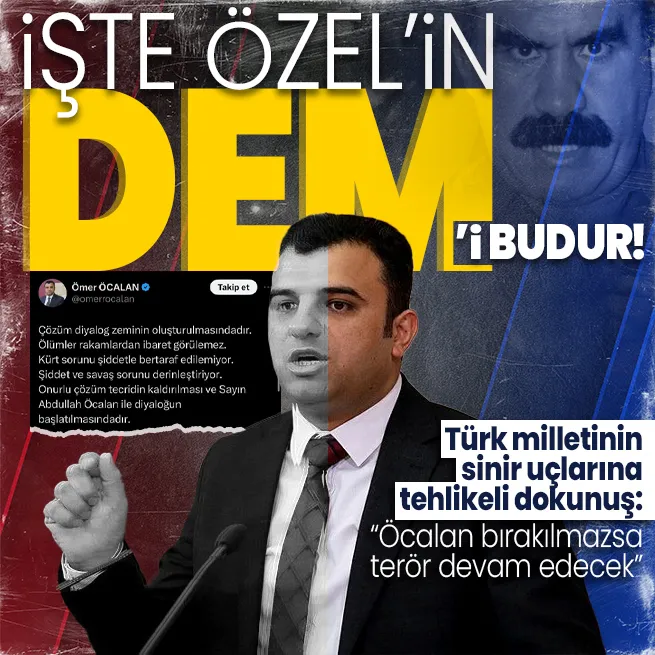 Son dakika: İşte CHPnin DEMi budur! Türkiye şehitlerine ağlarken Ömer Öcalandan Abdullah Öcalan serbest kalmazsa terör devam edecek tehdidi