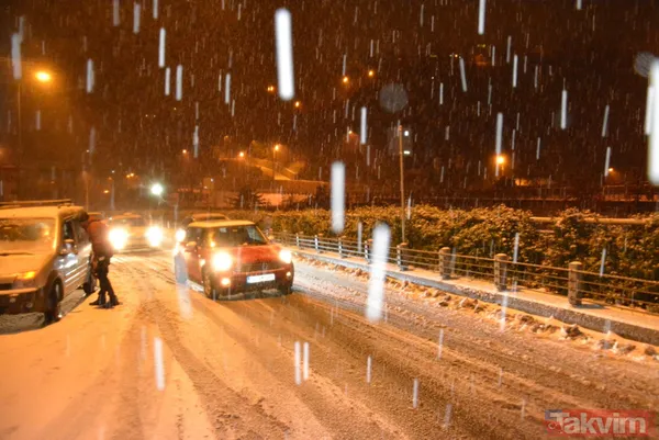 İstanbul'da kar yağışı bastırdı! Sarıyer'de vatandaş kar topu oynadı - 1