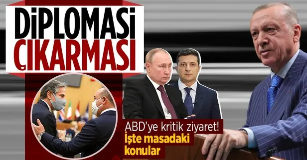 SON DAKİKA! Türkiye’den Ukrayna - Rusya savaşıyla ilgili diplomasi hamlesi! Bakan Çavuşoğlu 18 Mayıs’ta ABD’ye gidiyor