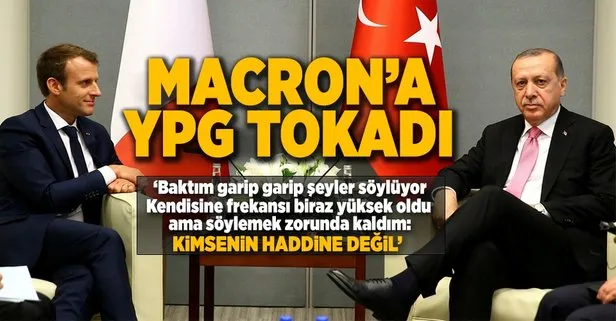 Erdoğan’dan Macron’a Afrin tokadı!