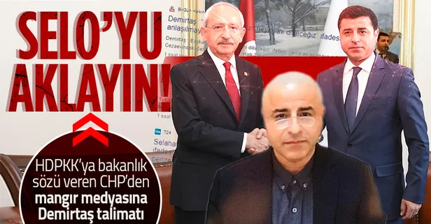 CHP'li mangır medya Selahattin Demirtaş'ı aklamak için devreye girdi! Halk TV paylaştı, BirGün, T24 ve Diken devam ettirdi