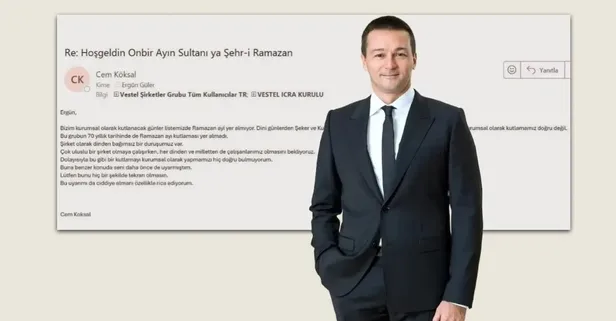 Ramazan tebriğini yasaklayan Bekir Cem Köksal hakkında 5 yıl 3 aya kadar hapis istemi