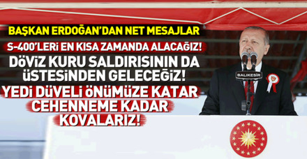 Başkan Erdoğan Balıkesir'de Astsubay Mezuniyet Töreninde konuştu