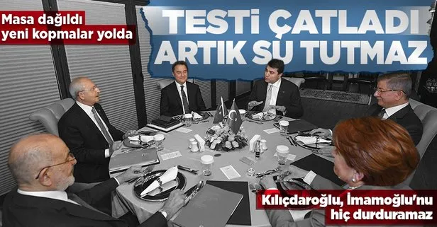 6’lı masada yeni kopmalar olacak mı?