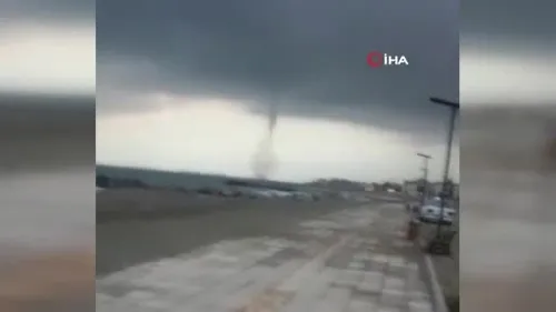 İskenderun Körfezi’nde hortum paniği
