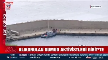 Sumud aktivistleri Girit'te