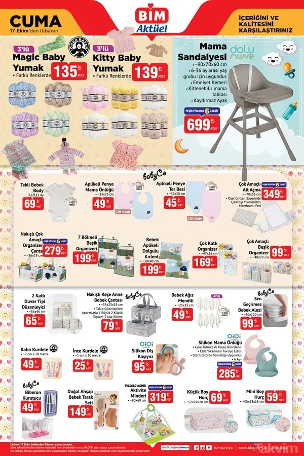 BİM 17 Ekim 2025 kataloğu yayımlandı: Bu hafta ev elektroniği ve bebek ürünlerinde indirim - 7