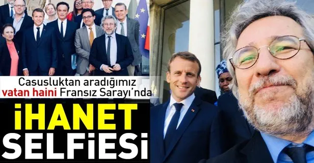 Casusluktan aranan vatan haini Can dündar Fransız Sarayı’nda