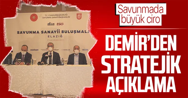 Savunma Sanayi Başkanı İsmail Demir: Bugün savunma sanayi ciromuz 10 milyar dolarları aştı