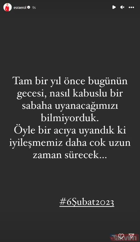 Ünlülerden 6 Şubat paylaşımları: Unutmadık, unutmayacağız! Alişan, Esra Erol, Demet Akalın, Pınar Altuğ, Özge Törer, Burak Özçivit... - 7