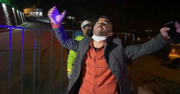 Karabük’te akıllara durgunluk veren olay! Polisten ceza yiyen alkollü adam önce türkü söyledi sonra göbek attı