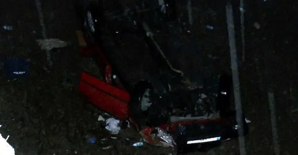 Ankara’da otomobil alt geçit için kazılan tünele düştü: 7 yaralı