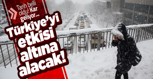 HAVA DURUMU | Meteorolojiden flaş kar yağışı uyarısı! Gün verildi! Türkiye'yi etkisi altına alacak | 28 Kasım - 2 Aralık