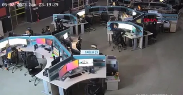 Asrın felaketinde tüyler ürperten görüntüler ortaya çıktı: 112 Acil Çağrı Merkezi beşik gibi sallandı!