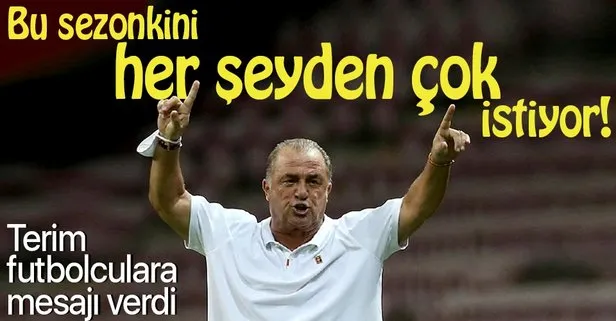 Bu sezonkini her şeyden çok istiyor! Fatih Terim’den öğrencilerine şampiyonluk mesajı