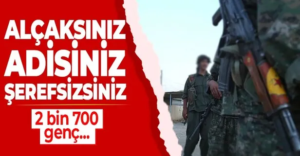 SON DAKİKA: Terör örgütü YPG/PKK Suriye’nin kuzeydoğusundaki Haseke’de bir ayda 2 bin 700 Arap gencini zorla alıkoydu