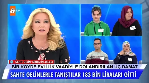 ’’Sahte gelin’’ Senem’in ablası canlı yayında...