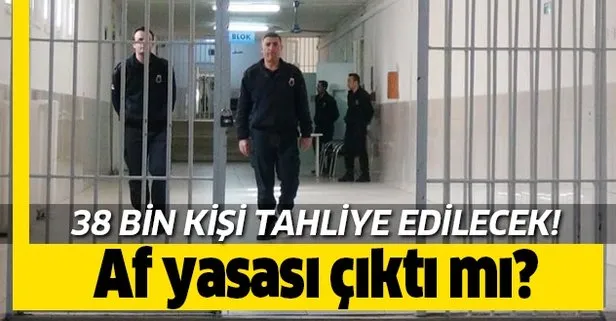 1. yargı paketi ile 38 bin kişi tahliye edilecek