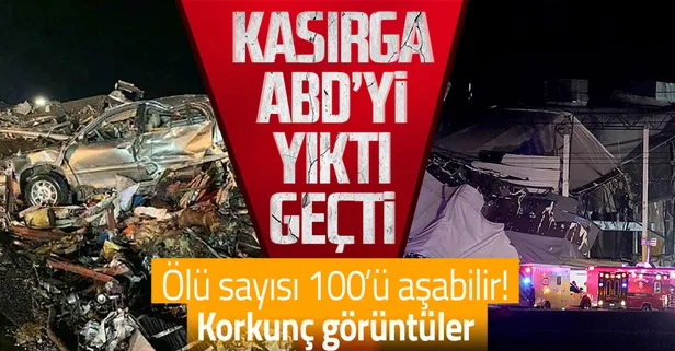 Son dakika: ABD'nin Kentucky eyeletini vuran kasırgada ölü sayısı 100'ü aşabilir