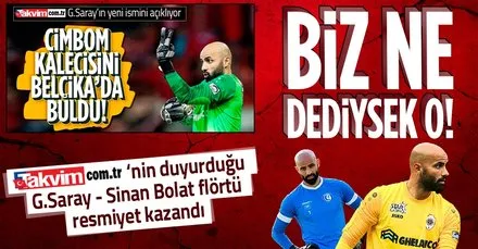 ÖZEL HABER - Takvim.com.tr 31 Aralık’ta yazmıştı! Galatasaray’dan Sinan Bolat için resmi teklif