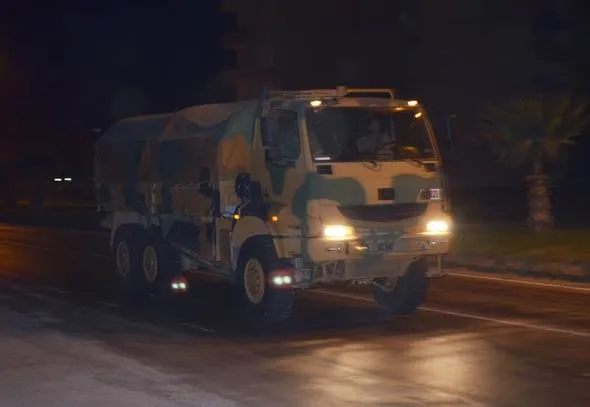 Afrin'e büyük askeri sevkıyat-9