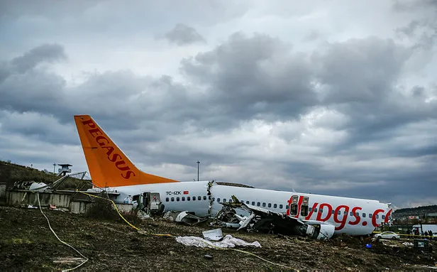 Sabiha Gökçen'de pistten çıkarak kaza yapan Pegasus uçağının kara kutusu deşifre edildi! İhmaller zinciri ortaya çıktı!-4