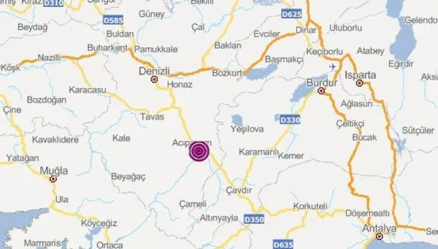 Denizli Acıpayam'da şiddetli deprem