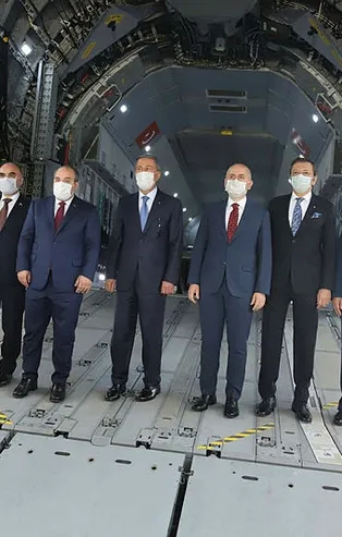 Son dakika: Üç bakan Uçan Kale'yi inceledi!