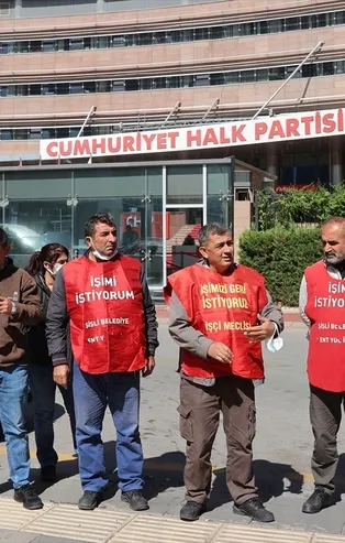 CHP'li Şişli Belediyesi'nde işçi kıyımı! Mağdur 4 işçi CHP Genel Merkezi önünde Kılıçdaroğlu'na sert sözler: Hukuksuzluğu CHP'den gördüm