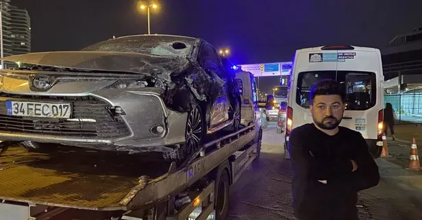 Makas atan sürücü zincirleme kazaya neden oldu: 8 yaralı