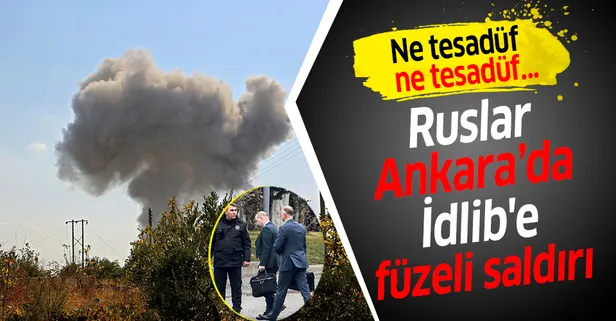 Rus savaş gemisi ve jetleri İdlib'e füzelerle saldırdı