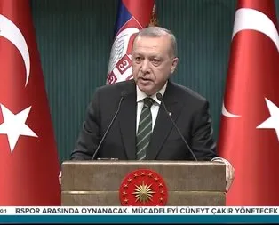 Cumhurbaşkanı Erdoğan: Sırbistan’ın FETÖ ile mücadelede desteğini unutmak mümkün değil