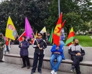 İsveç’te PKK yandaşları Pençe-Kılıç’ı protesto etti