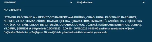 1692518509370.jpeg BEDAŞ duyurdu: İstanbul'da o ilçeler karanlığa gömülecek!-15