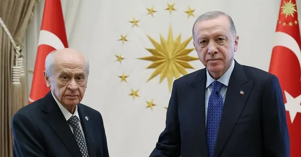 Külliye'de 'Cumhur' zirvesi! Başkan Erdoğan MHP lideri Devlet Bahçeli'yi kabul etti