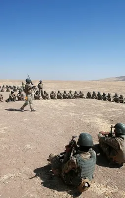 TSK'nın eğittiği askerler Musul'da