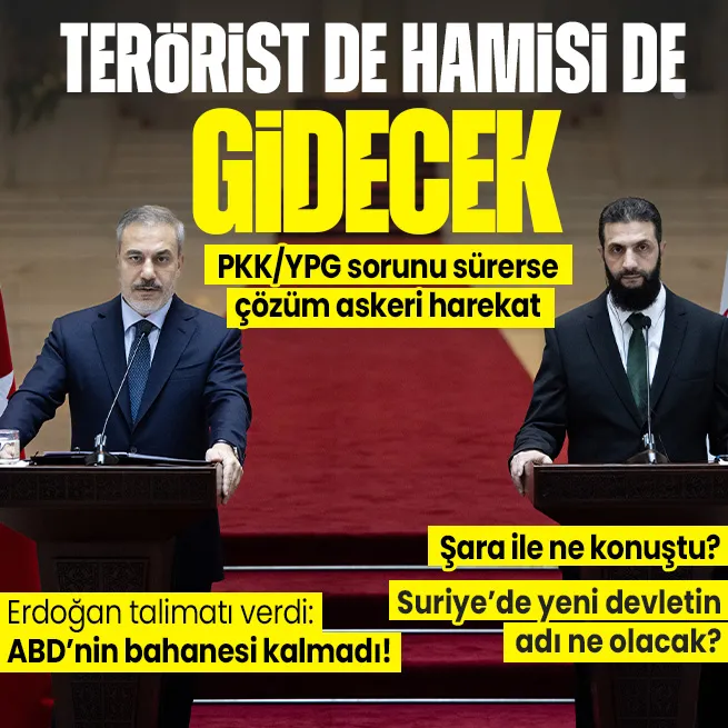 Dışişleri Bakanı Hakan Fidan’dan canlı yayında flaş Suriye açıklaması: Askeri harekat yapılabilir