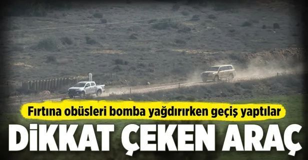 Sınırda hareketlilik! Dikkat çeken araç