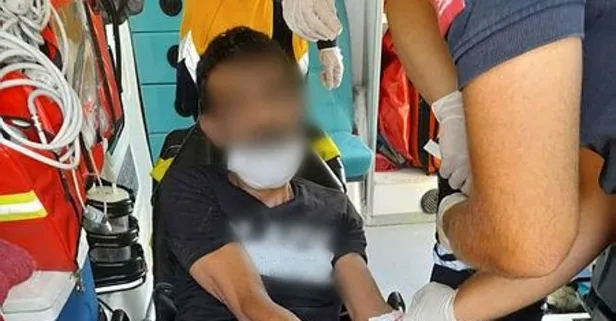 Konya'da polise bıçak çeken şüpheli bacağından vuruldu