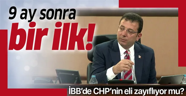 Ekrem İmamoğlu 9 ay sonra ilk defa meclis toplantısına katılmadı! İBB'de CHP'nin eli zayıflıyor mu?