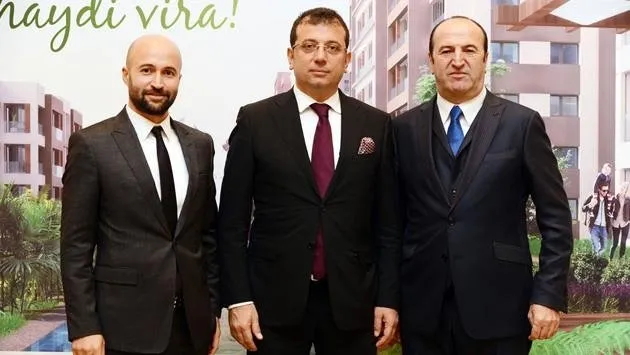 Ekrem İmamoğlu ile Ali Gül (Mavi kravatlı) 