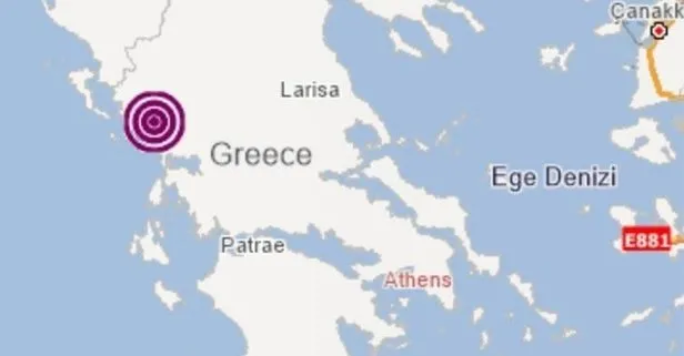 Son dakika: Yunanistan’da 5,7 büyüklüğünde deprem