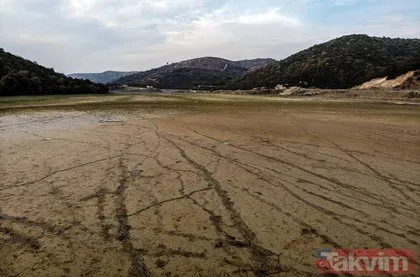 Sazlıdere Barajı’nda su seviyesi yüzde 20’ye geriledi