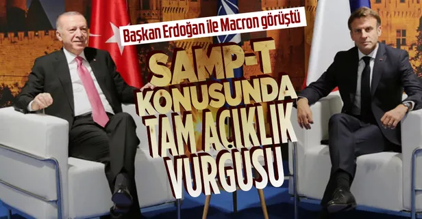 Son dakika: Başkan Recep Tayyip Erdoğan ile Fransa Cumhurbaşkanı Macron arasında görüşme