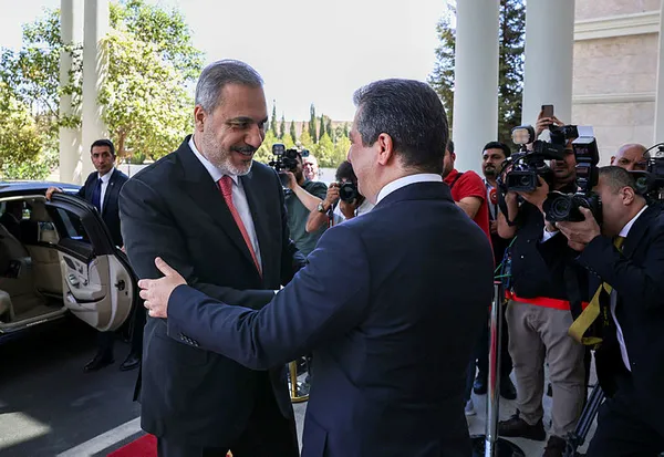 Dışişleri Bakanı Hakan Fidan, IKBY Başkanı Barzani ile görüştü! 'Terörle mücadeleye' ortak vurgu-5