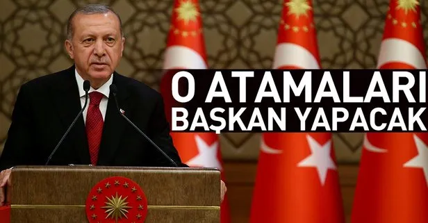 TSKdaki terfi ve atamaları Başkan yapacak
