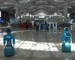 İstanbul Havalimanında danışma robotları göreve başladı