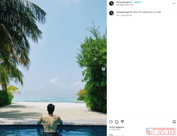 Deniz kum güneş sen ben! Çiçeği burnunda aşıklar Dilan Çiçek Deniz ile Mert Yazıcıoğlu tatil rotasını belirledi! Baş başa romantizm - 12