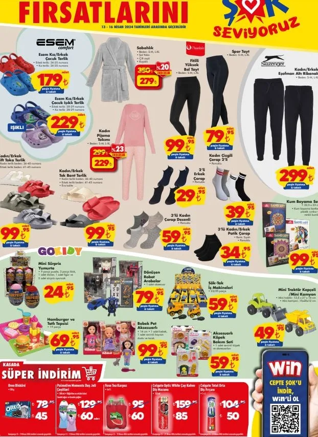 12,13 Nisan 2024 Aktüel ürünler kataloğu! ŞOK'ta deterjan indirimi! 3.6 L'si 136 TL'ye düştü-8